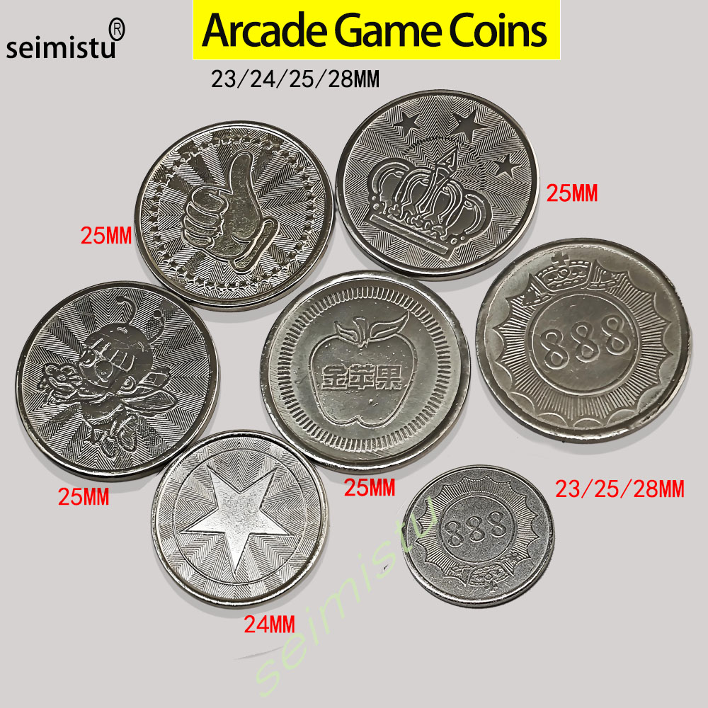 Arcade Vending & Laundry - 100 pièces en acier inoxydable 23/24/25mm