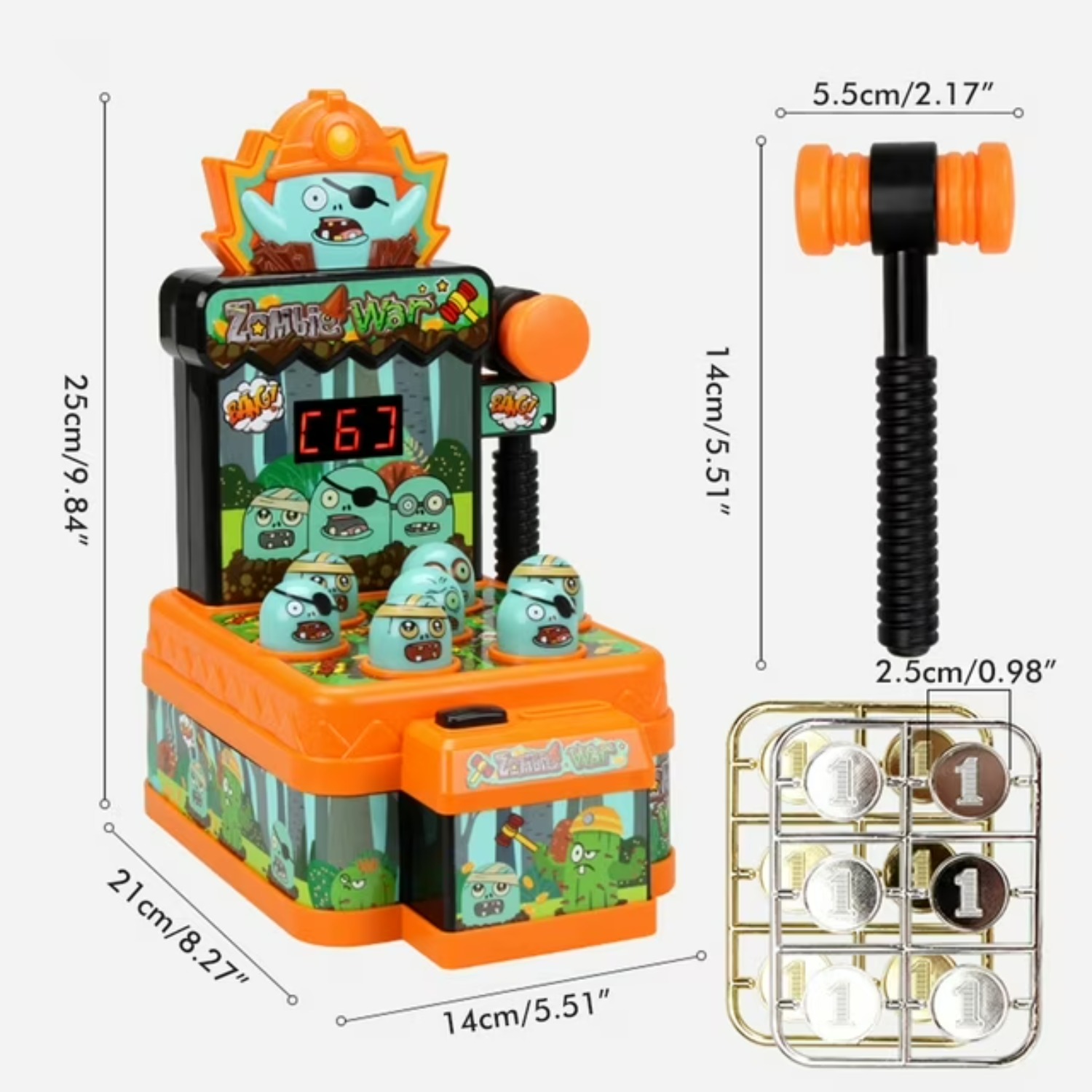 Jouets de jeu de frappe de zom - Skee Ball Arcade avis et prix