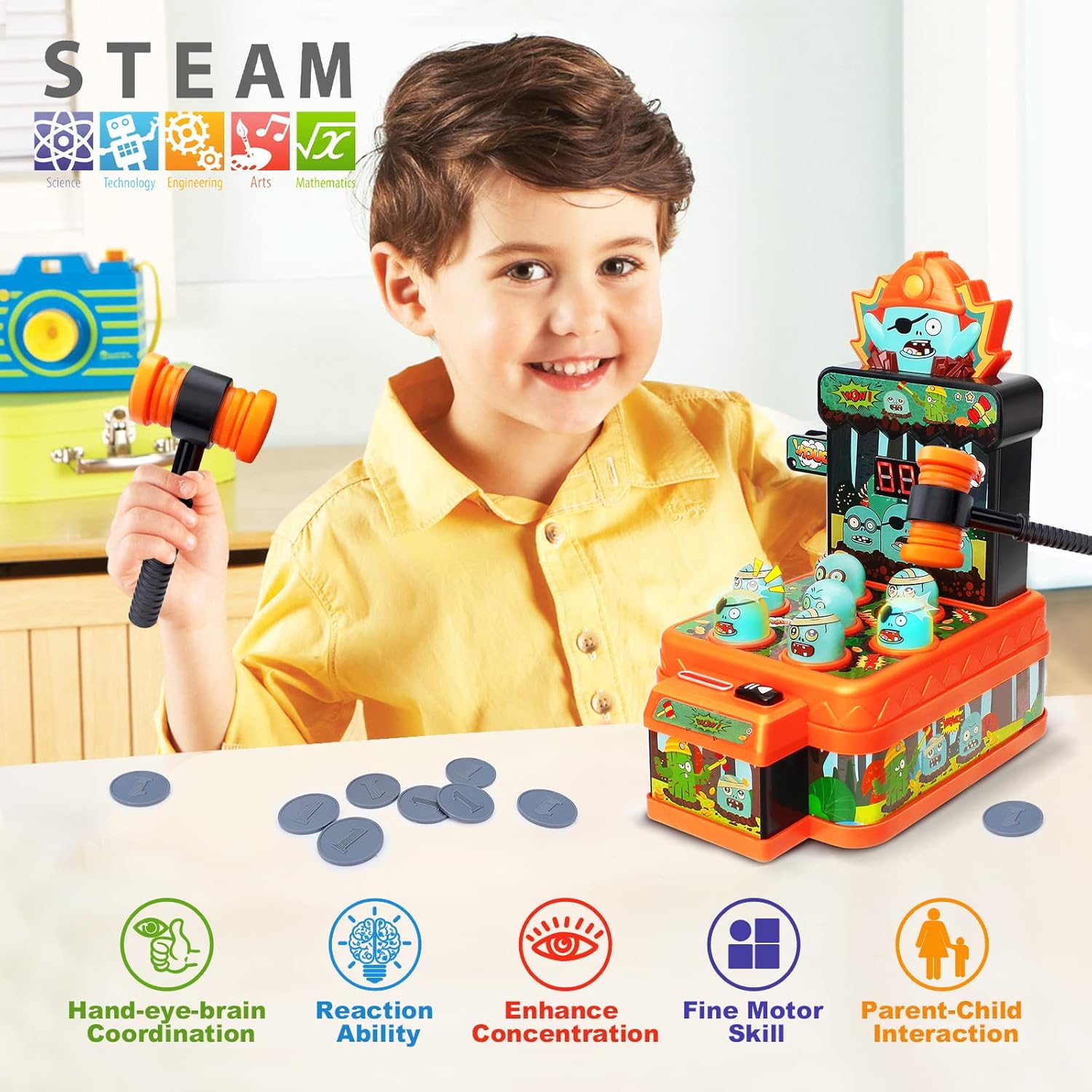 Jouets de jeu de frappe de zom - Skee Ball Arcade avis et prix
