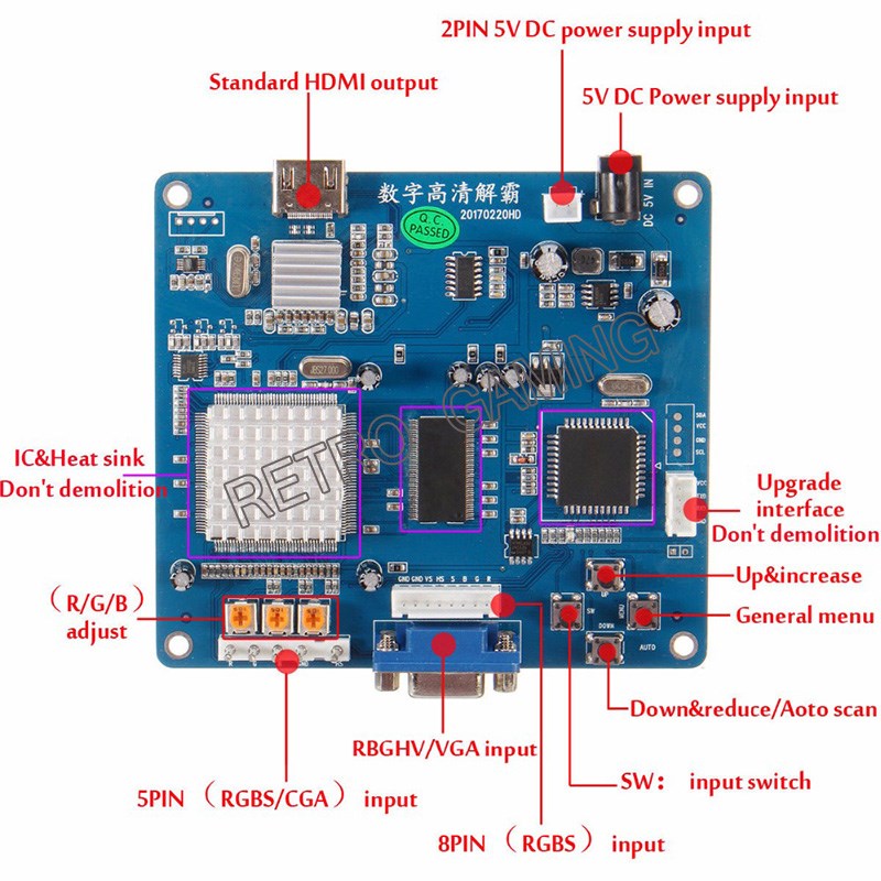 Convertisseur CGA vers HDMI, c - Coin Pusher Machine avis et prix